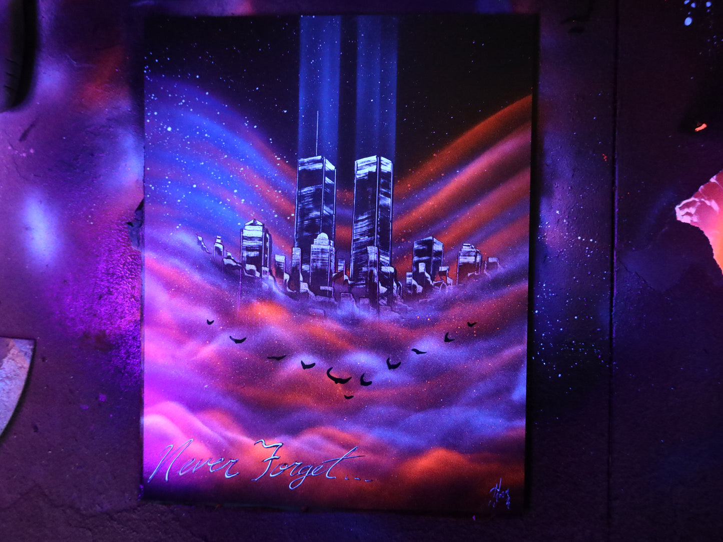 Towers on the Clouds (UV Effect)